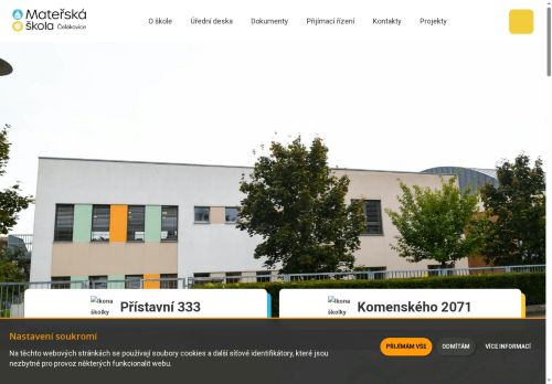 Webové stránky Mateřská škola Čelákovice, Přístavní 333, okres Praha-východ, Čelákovice
