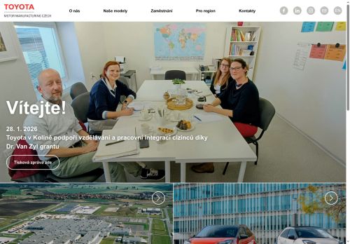 Toyota Motor Manufacturing Czech Republic, s.r.o. nabízí práci na pozici starší operátor/ka v obci Ovčáry