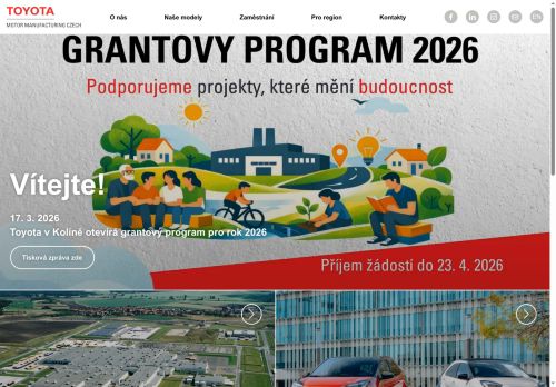 Toyota Motor Manufacturing Czech Republic, s.r.o. nabízí práci na pozici starší operátor/ka v obci Ovčáry