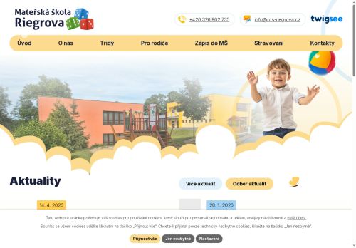 Zobrazit webové stránky Mateřská škola Riegrova