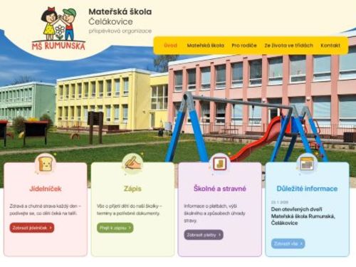 Mateřská škola Rumunská Čelákovice
