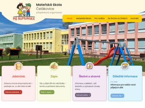 Mateřská škola Rumunská Čelákovice