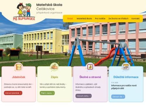 Mateřská škola Rumunská Čelákovice
