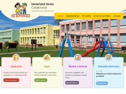 Mateřská škola Rumunská Čelákovice