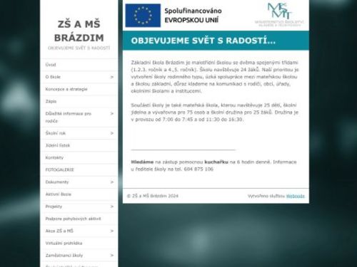 Základní a mateřská škola Brázdim
