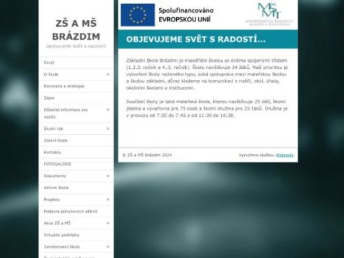 Základní a mateřská škola Brázdim