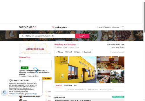 Zobrazit webové stránky Hostinec Na Špitálce