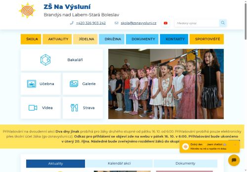 Zobrazit webové stránky Základní škola Na Výsluní