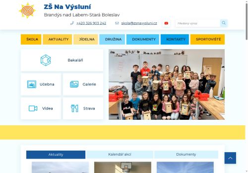 Zobrazit webové stránky Základní škola Na Výsluní
