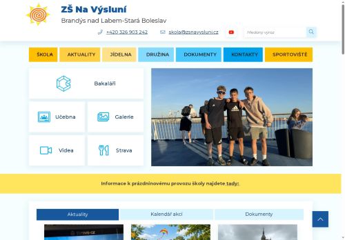 Zobrazit webové stránky Základní škola Na Výsluní