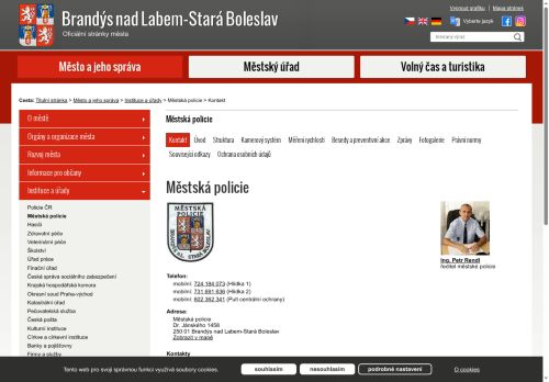 Zobrazit webové stránky Městská policie Brandýs nad Labem
