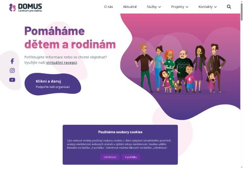 Zobrazit webové stránky Domus - Centrum pro rodinu, z.s.