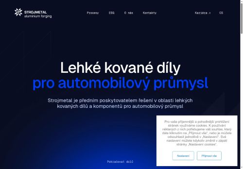 Strojmetal Aluminium Forging a.s. nabízí práci na pozici Brusič (m+ž) v obci Kamenice