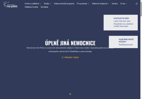 Nemocnice na Pleši s.r.o. nabízí práci na pozici Uklízečka v obci Nová Ves pod Pleší