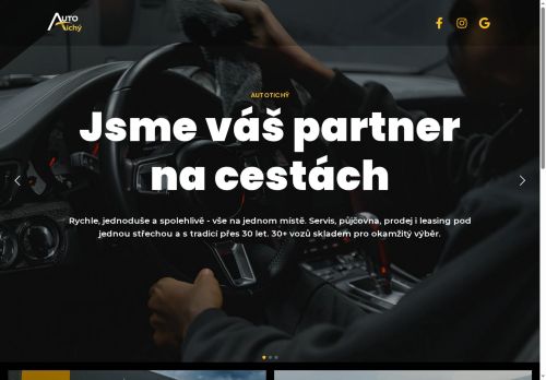Webové stránky AUTO TICHÝ - centrum s.r.o., Milovice