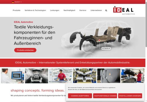 IDEAL AUTOMOTIVE Bor, s.r.o. nabízí práci na pozici Montážní dělník výrobků z ostatních materiálů (M/Ž) v obci Kostelec