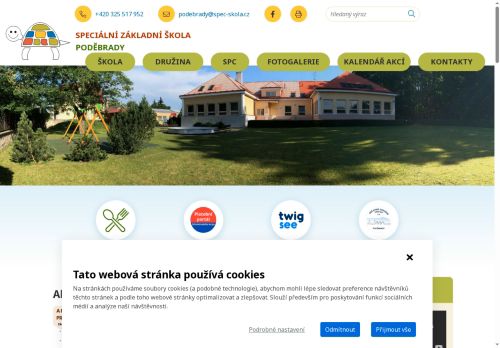 Webové stránky Speciální základní škola, Poděbrady, U Bažantnice 154, Poděbrady