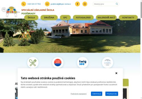 Webové stránky Speciální základní škola, Poděbrady, U Bažantnice 154, Poděbrady