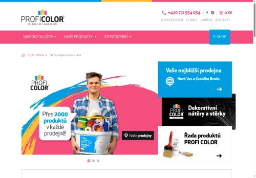 PROFI COLOR, s.r.o nabízí práci na pozici Prodavači stavebnin a příbuzného materiálu (m/ž) v obci Rostoklaty