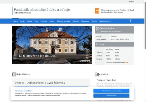 Zobrazit webové stránky Památník národního útlaku a odboje