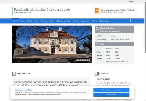Zobrazit webové stránky Památník národního útlaku a odboje