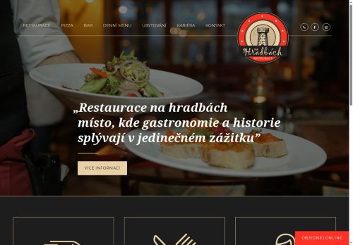 Zobrazit webové stránky Restaurace na Hradbách