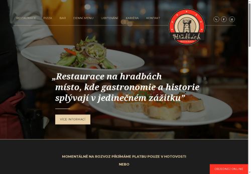 Zobrazit webové stránky Restaurace na Hradbách