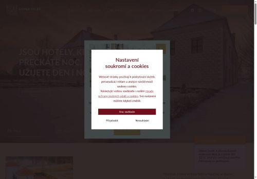 Webové stránky Hotel Zámek Valeč s.r.o., Valeč