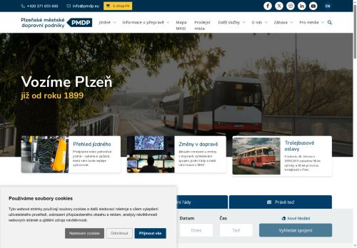 Plzeňské městské dopravní podniky, a.s. nabízí práci na pozici Řidič/ka trolejbusu v obci Plzeň