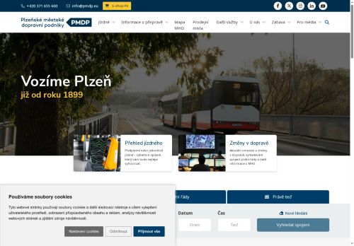 Plzeňské městské dopravní podniky, a.s. nabízí práci na pozici Řidič/ka trolejbusu v obci Plzeň