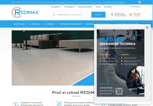 REDIMAX spol. s r.o. nabízí práci na pozici Elektromechanik v obci Plzeň