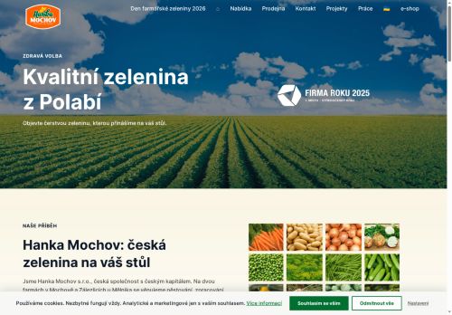 HANKA MOCHOV s.r.o. nabízí práci na pozici Pomocní pracovníci v rostlinné výrobě v obci Zálezlice