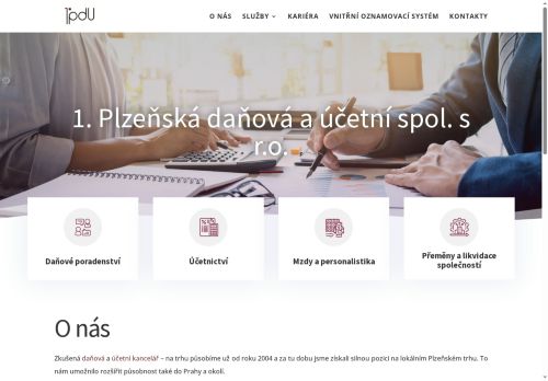 1. Plzeňská daňová a účetní spol. s r.o. nabízí práci na pozici Samostatná/ý účetní v obci Plzeň