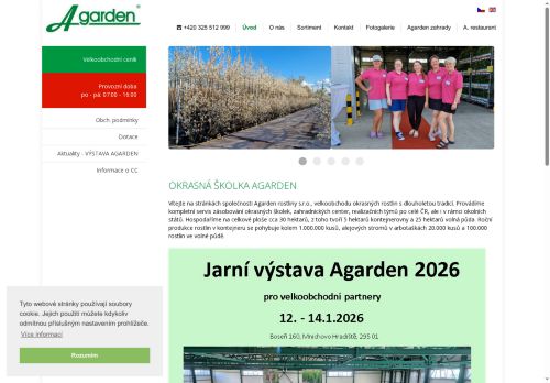 Agarden rostliny s.r.o. nabízí práci na pozici Pomocný expedient v obci Boseň