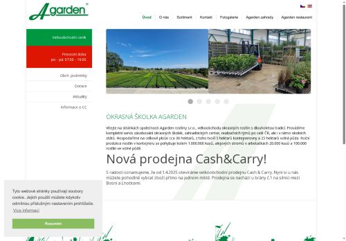 Agarden restaurant s.r.o. nabízí práci na pozici Kuchař v obci Boseň
