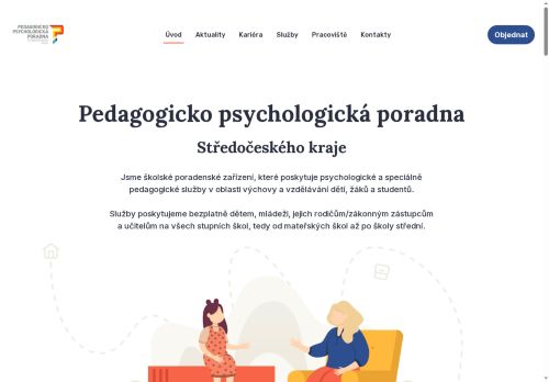 Webové stránky Pedagogicko-psychologická poradna Středočeského kraje, Kolín, Jaselská 826, Mladá Boleslav
