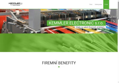 Webové stránky KEMMLER ELECTRONIC, s.r.o., Rožmitál pod Třemšínem
