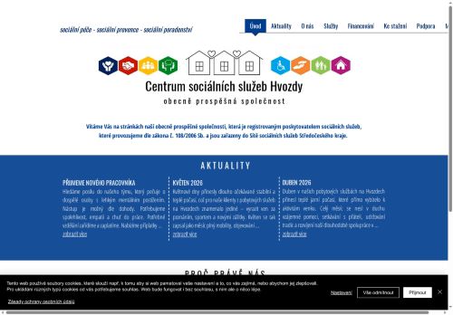Centrum sociálních služeb Hvozdy, o.p.s. nabízí práci na pozici pracovník v sociálních službách (m+ž) v obci Štěchovice