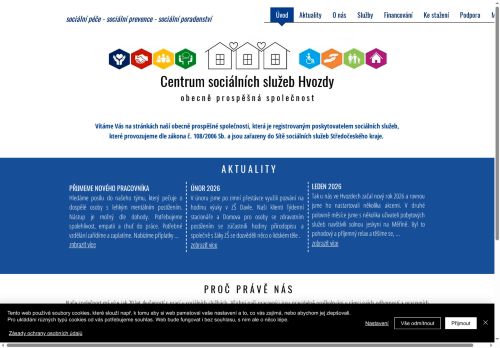 Centrum sociálních služeb Hvozdy, o.p.s. nabízí práci na pozici pracovník v sociálních službách (m+ž) v obci Štěchovice