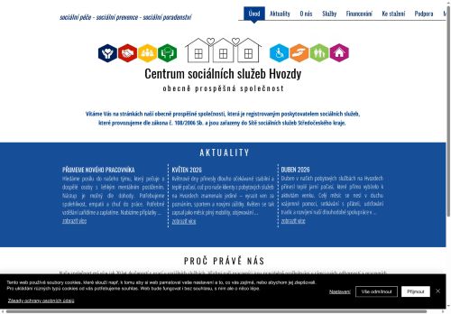 Centrum sociálních služeb Hvozdy, o.p.s. nabízí práci na pozici pracovník v sociálních službách (m+ž) v obci Štěchovice
