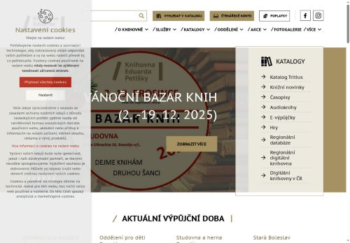 Zobrazit webové stránky Knihovna Eduarda Petišky