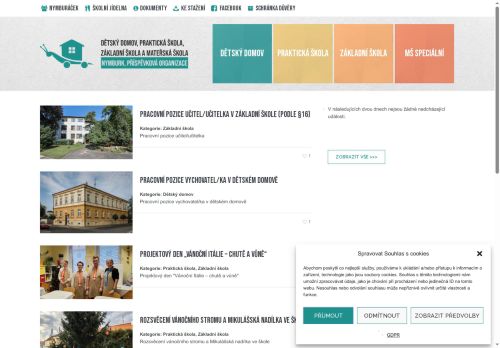 Dětský domov, Praktická škola, Základní škola a Mateřská škola Nymburk, příspěvková organizace nabízí práci na pozici VYCHOVATEL/KA V DĚTSKÉM DOMOVĚ v obci Milovice