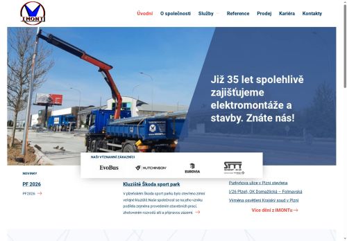 IMONT spol. s r.o. nabízí práci na pozici Projektant/ka elektro v obci Plzeň