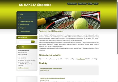 Zobrazit webové stránky SK Raketa o.s.