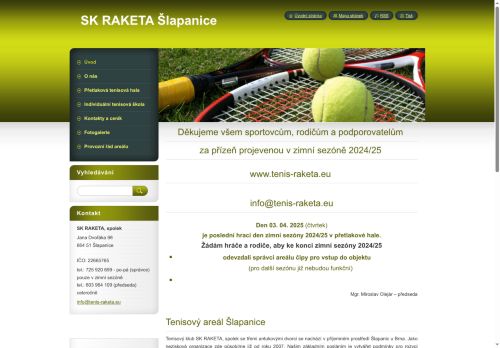 Zobrazit webové stránky SK Raketa o.s.