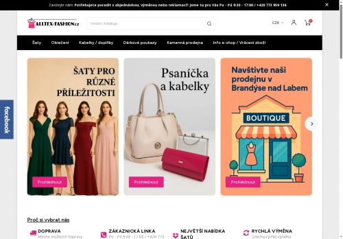 Zobrazit webové stránky Alltex-fashion