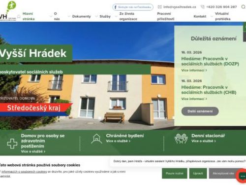 Vyšší Hrádek, p. s. s.