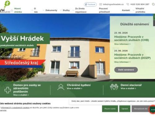 Vyšší Hrádek, p. s. s.