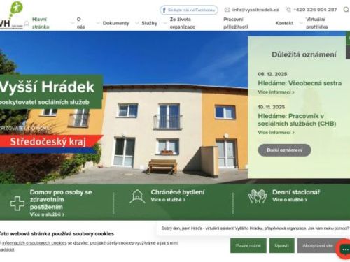 Vyšší Hrádek, p. s. s.