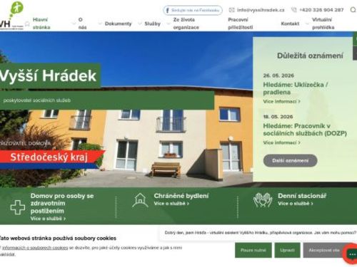 Vyšší Hrádek, p. s. s.